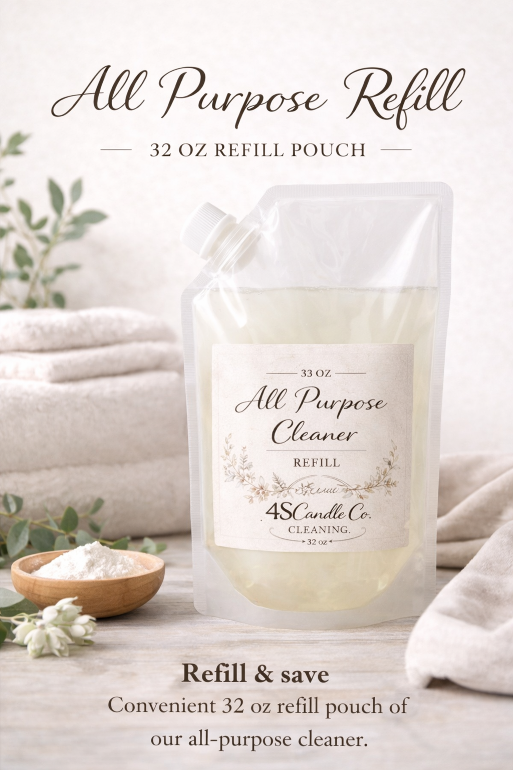 All Purpose Cleaner Refill – 32 oz Pouch
