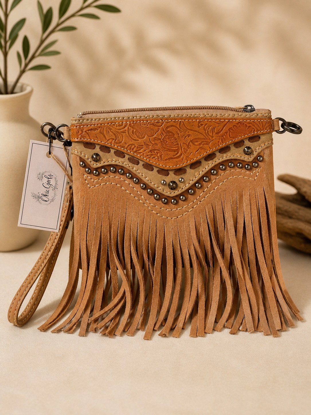 Montana West Fringe Collection Clutch/Crossbody