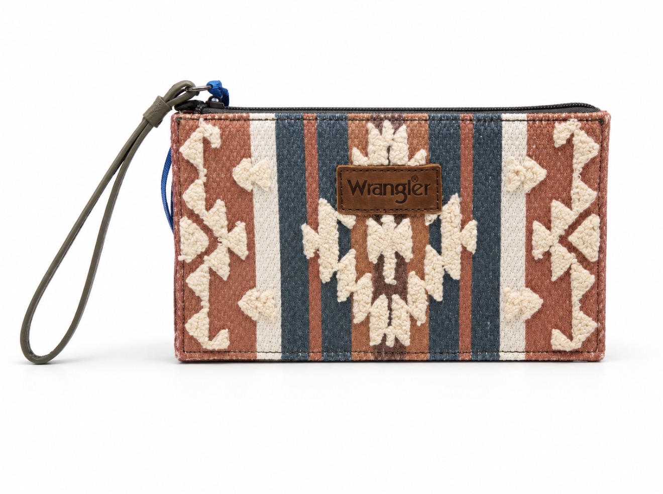 Wrangler Sherpa Aztec Canvas Clutch
