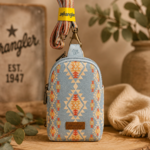 Wrangler Aztec Print Crossbody Sling Chest Bag